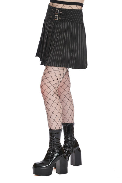 Black Core Skater Skirt Small-Black