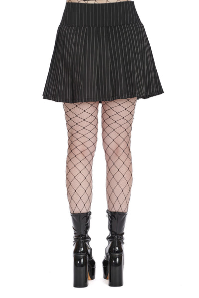 Black Core Skater Skirt Small-Black