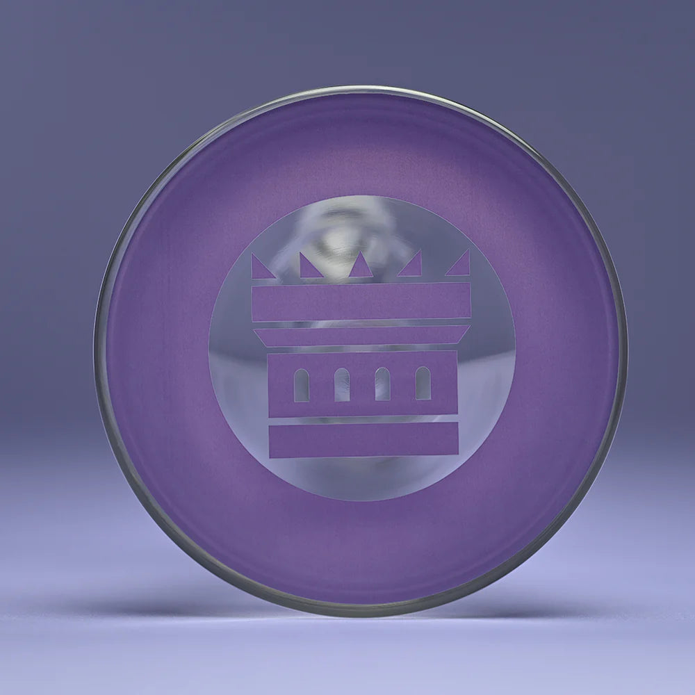 Castle Glass: 18" Standard Color Block (9mm Thick - Purple)
