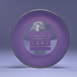 Castle Glass: 18" Standard Color Block (9mm Thick - Purple)