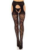 Rhiannon Lace Suspender Hose- One Size