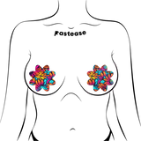 Pasties: Neon Flowers Petal