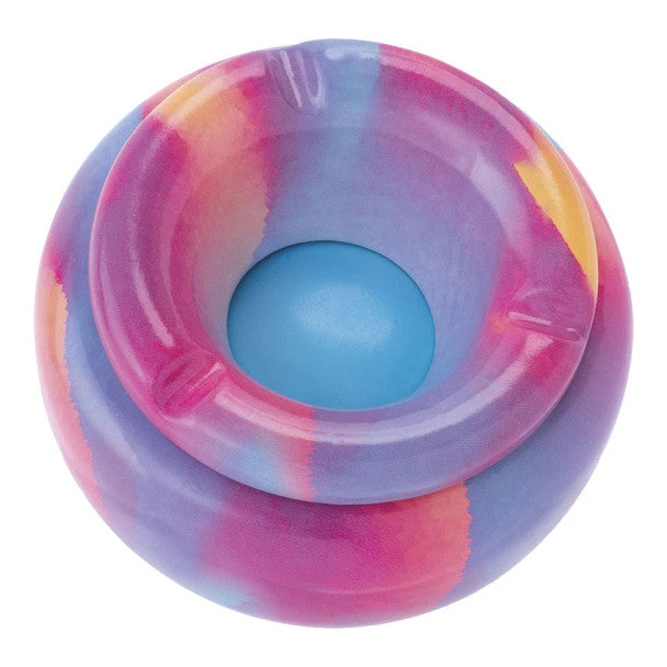 Fujima: Moroccan Ceramic Ashtray (Trippy Pastel)