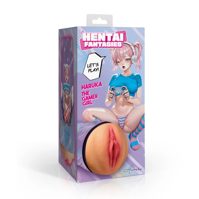 Hentai Fantasies Masturbator: Gamer Girl Haruka