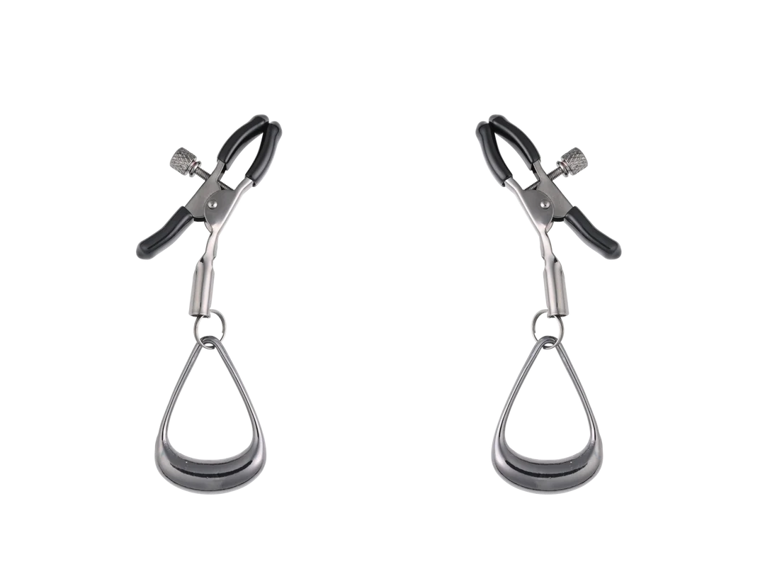 Sportsheets Velvet Noir Tuggable Nipple Clamps