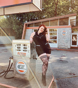 Thigh High: Elle Diamond Fishnet