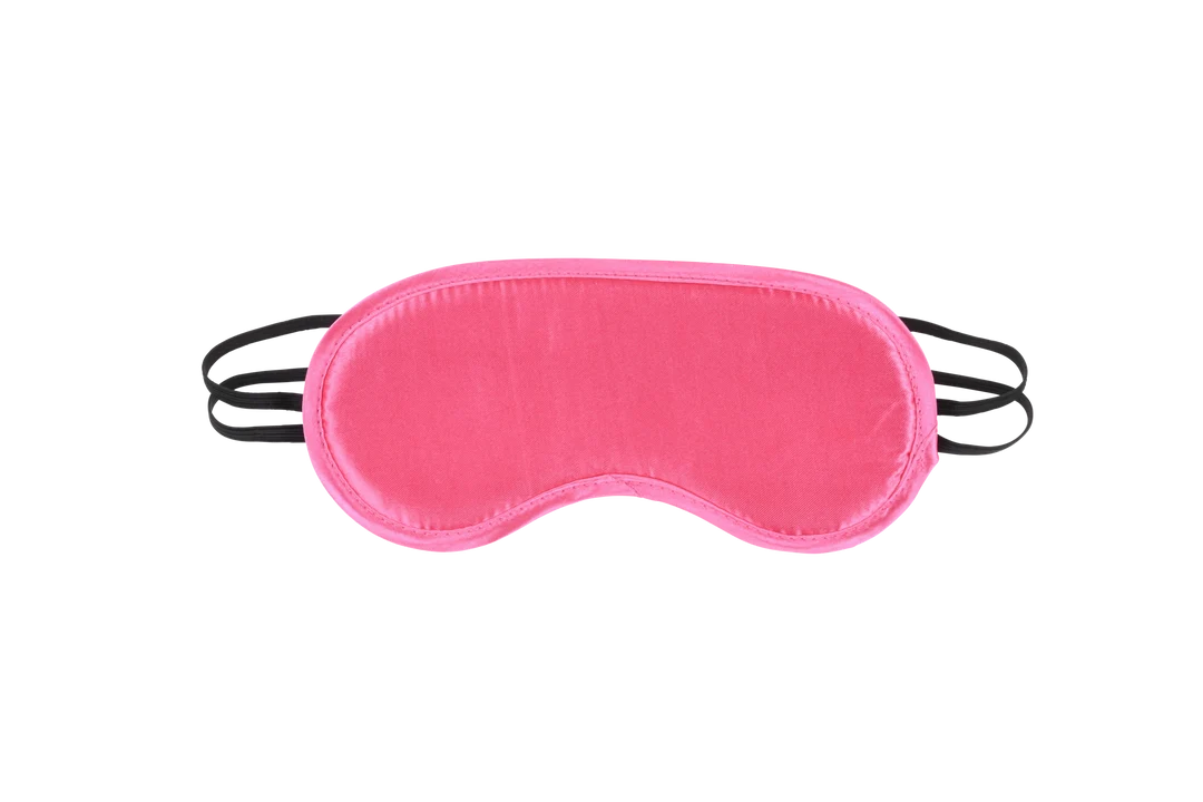 Sex & Mischief Hot Pink Satin Blindfold