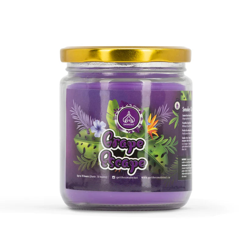 Smoke Out: 13oz Candle (Grape Escape)