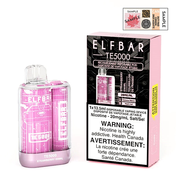 Vape: ELFBAR 5000-Strawberry Swirl