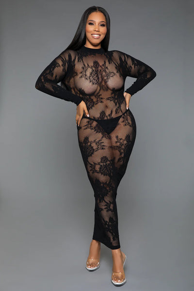 Innocent Touch Dress Queen Size Black