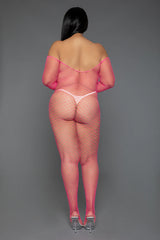 Catsuit: Catch Me- Pink Queen Size