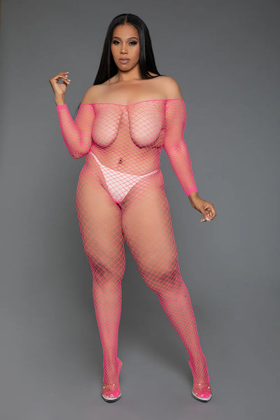 Catsuit: Catch Me- Pink Queen Size