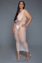 Unleash Me Dress Queen Size White