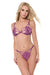 Body Language Bra & G-String Set-Purple