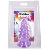 Crystal Jellies Anal Twist 5" - Purple