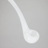 9" Gandalf Pipe by "Tree Glass" White