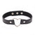 Collar with Heart Connector-Black