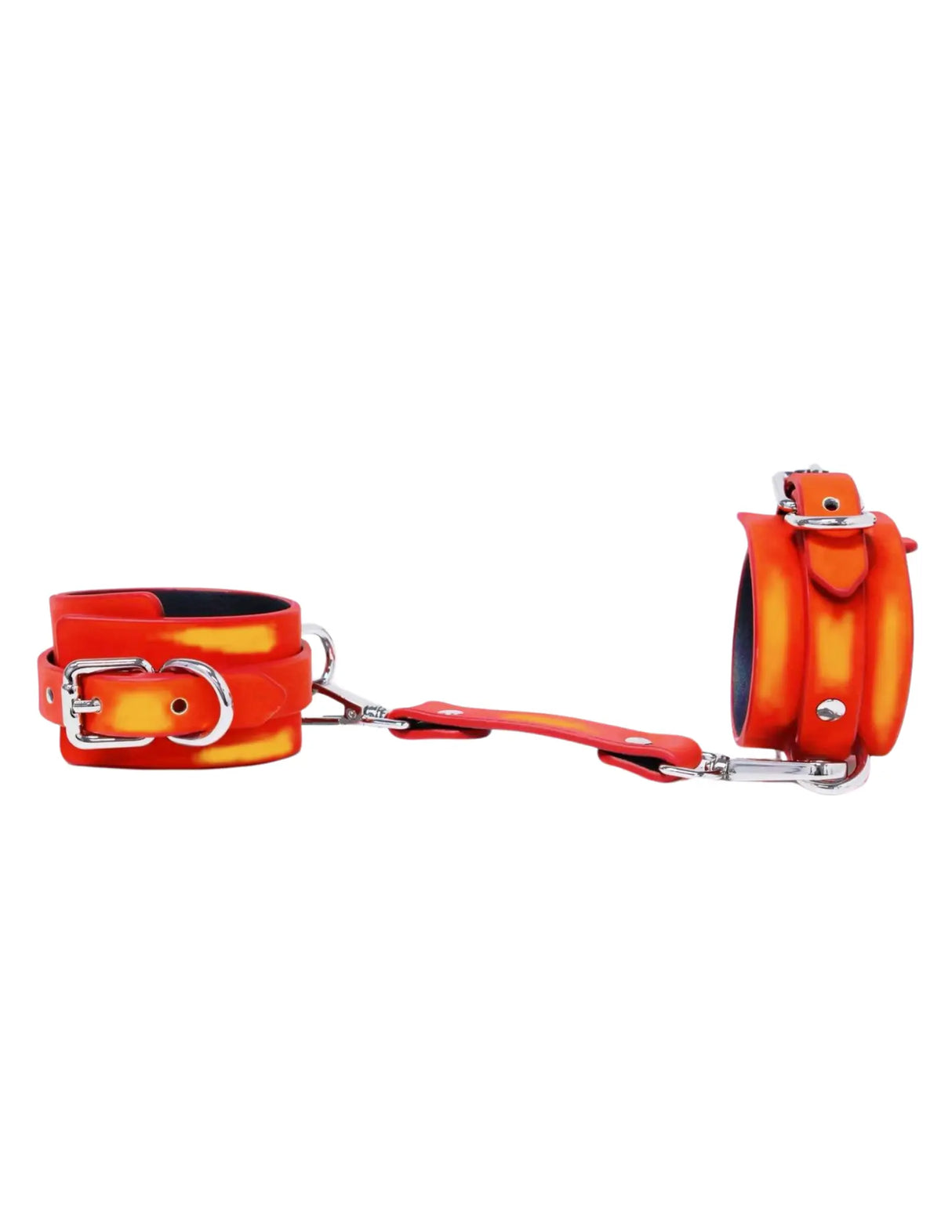 Heat Tease Cuffs - Blood Orange/Yellow