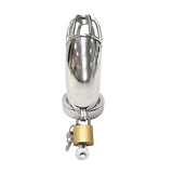 Rouge Stainless Steel Cock Cage w/Lock