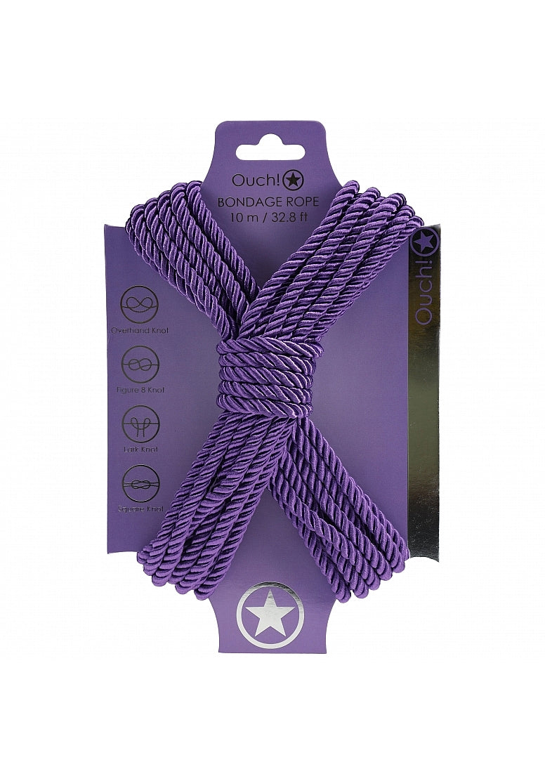 Ouch Bondage Rope 10m-Purple