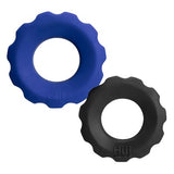 Oxballs Cog Set Cockrings - Blue