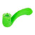 5" LIT Silicone Sherlock Pipe w/ Glass Bowl