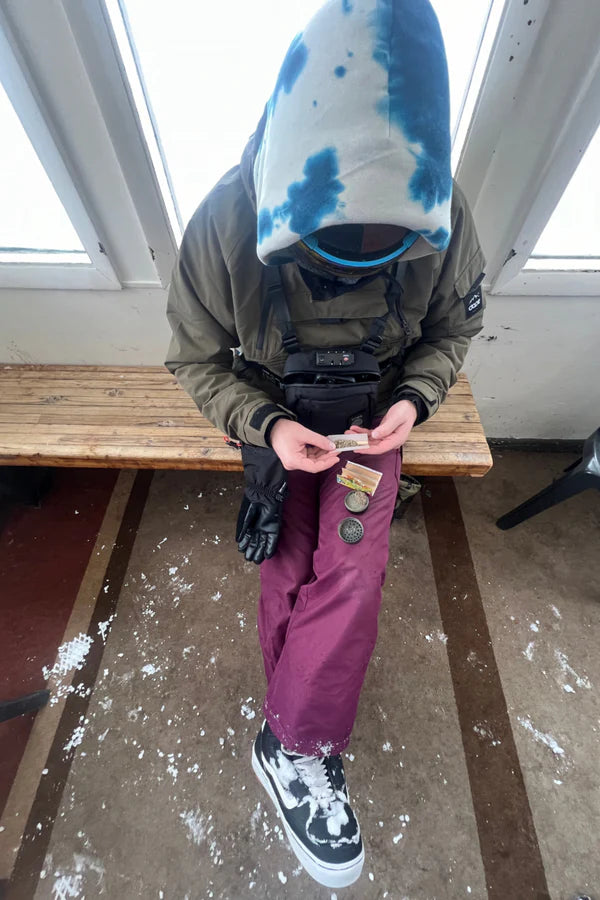 Dime Bags: "Operator" Smell Proof/ Lockable (Oxblood)