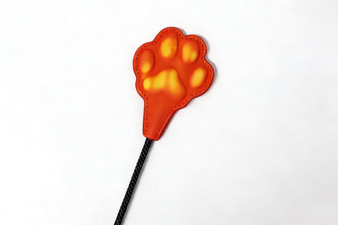 Heat Tease Paw Crop - Blood Orange/Yellow