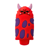 3" Dot Monster Silicone Pipe- Assorted Colours