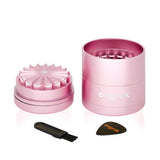 Ongrok: 5pc 3" Toothless Petal Grinder with Storage (Rose Gold)