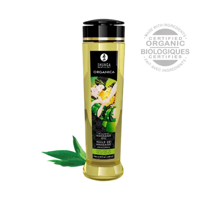 Shunga Massage Oil - Green Tea