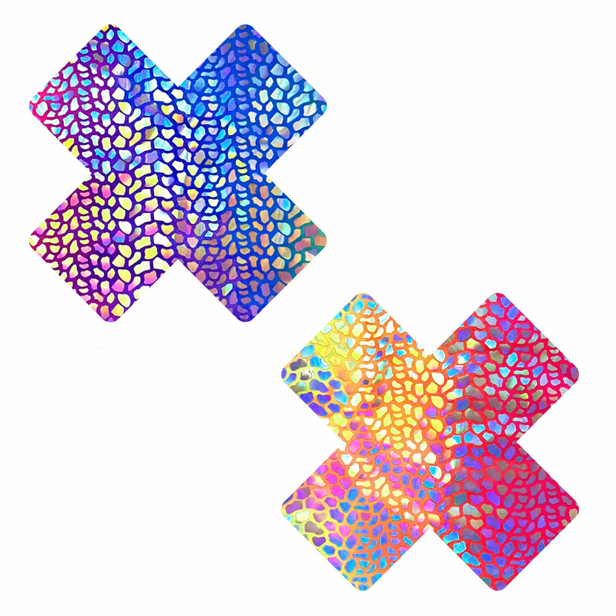 Pasties: Rainbow Dino Holo X