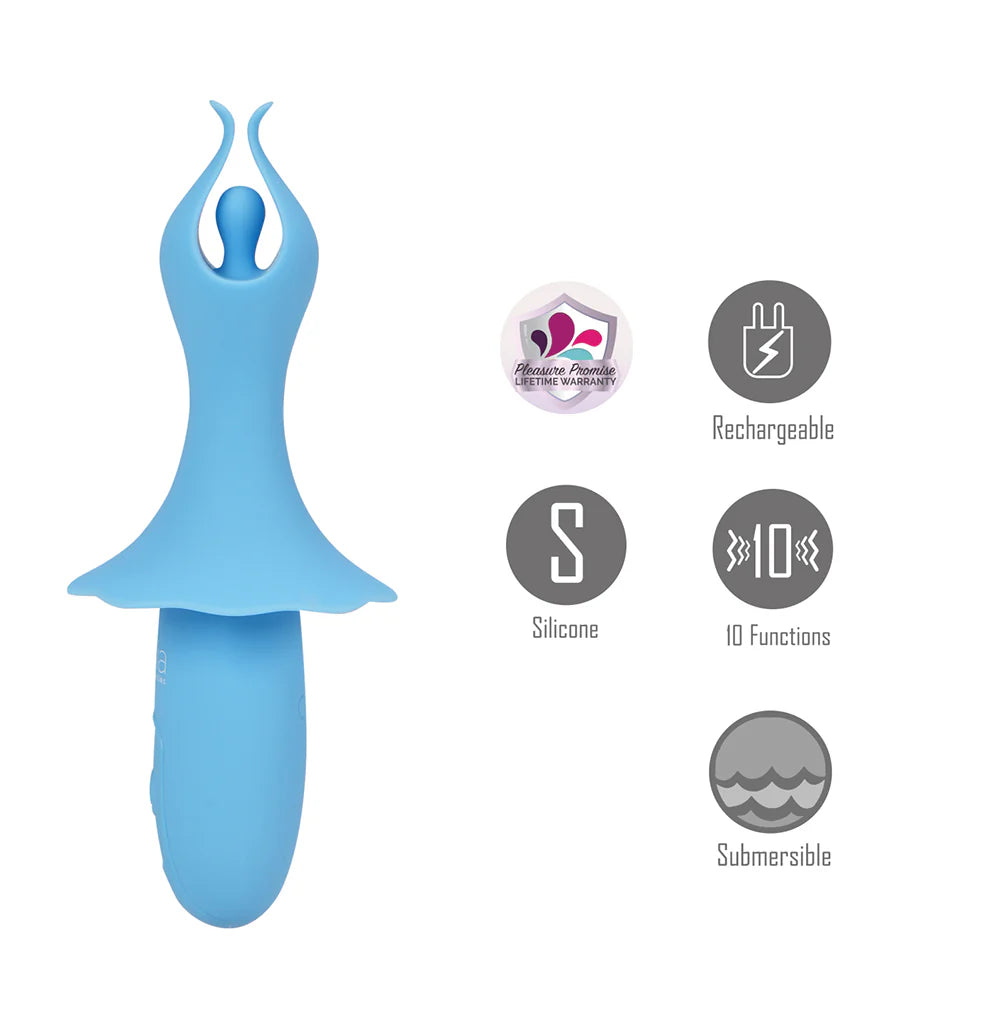 MAIA Sienna Flutter Vibrator-Blue