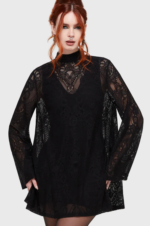 Waltz in Mourning Mini Dress