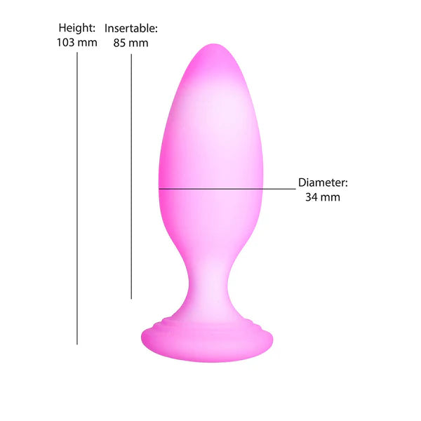 Softies 4" Anal Plug - Pink