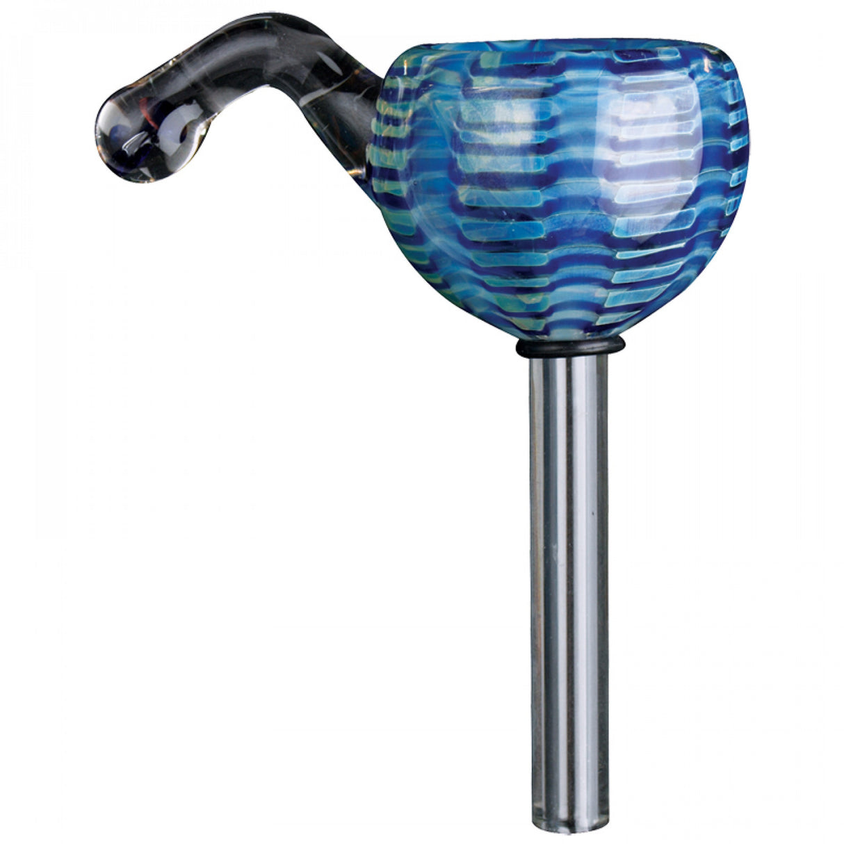 Bowl: Red Eye Glass 12mm Mushroom Pull- Out