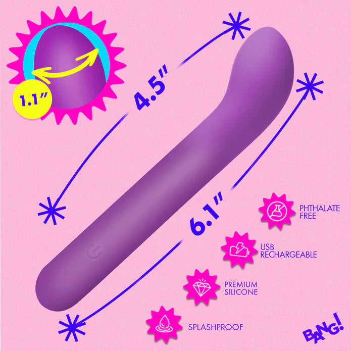 BANG! Flexible G-Spot Vibrator - Purple