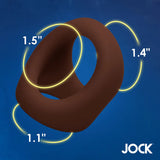 JOCK Cock & Ball Ring - Dark