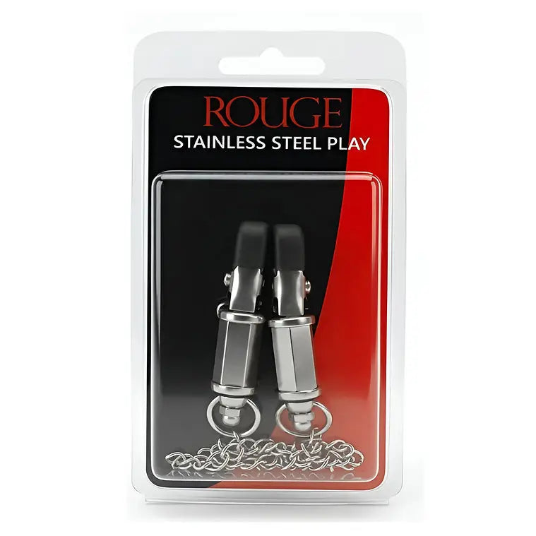 Rouge Stainless Steel Weighted Nipple Clamps