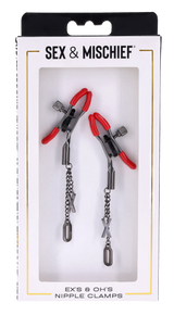 Ex's & Oh's Nipple Clamps