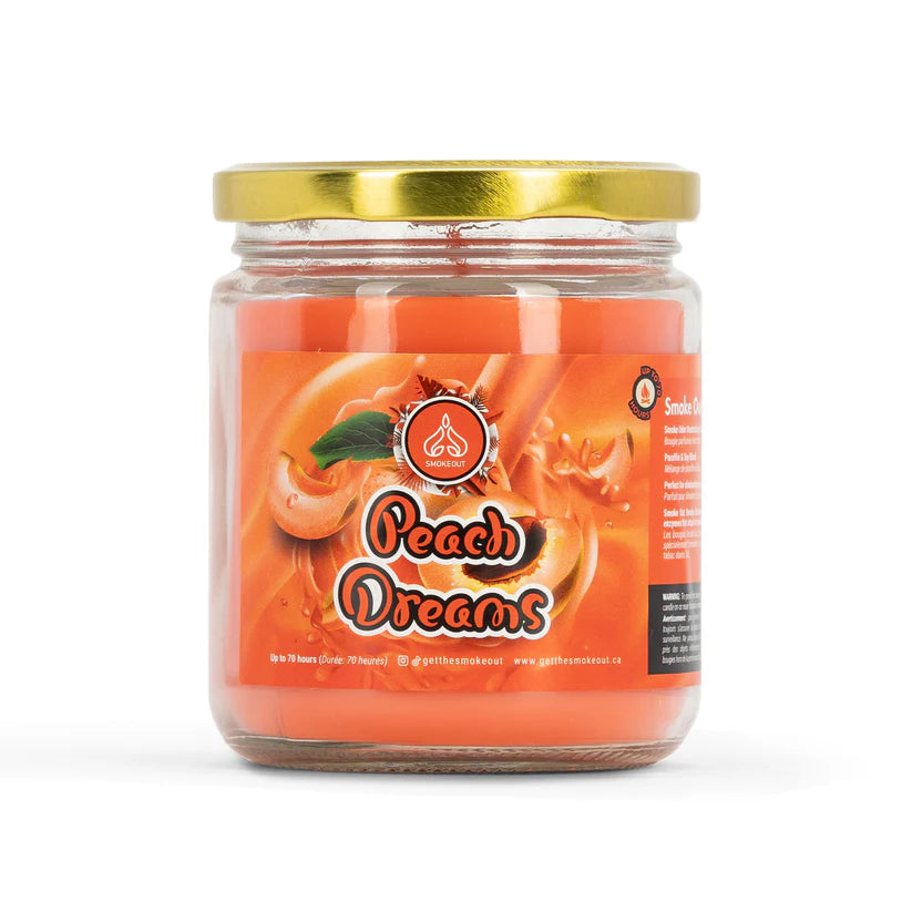 Smoke Odor: Exterminator Candle (13oz Peach Dreams)