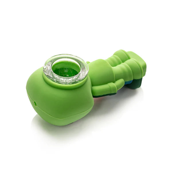 3" Silicone "Plant vs. Zombies" Pipe (Green)