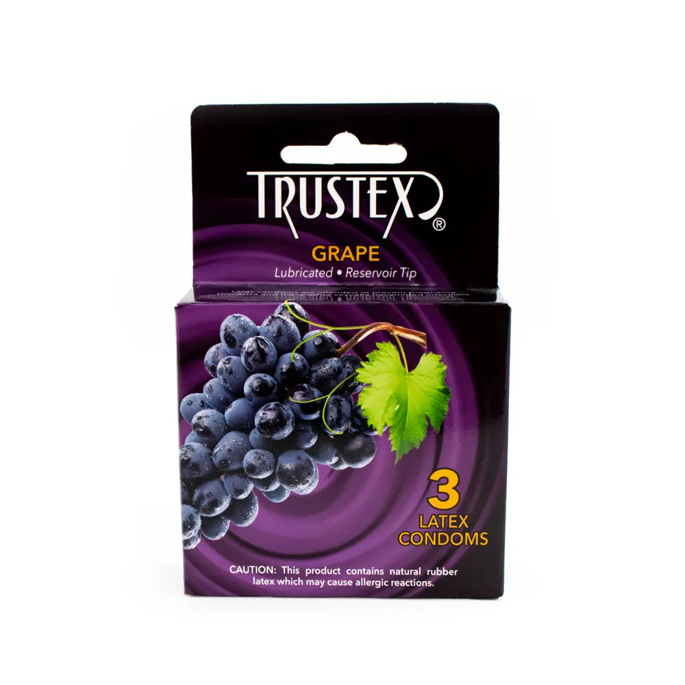 Trustex Flavored 3pk-Grape