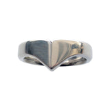 Rouge Stainless Steel Taj Crown Ring