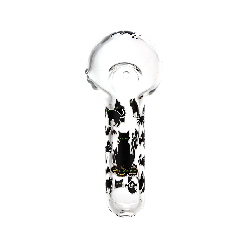 Pulsar: 4.5" Halloween Spoons (Black Cat - Glow In The Dark)