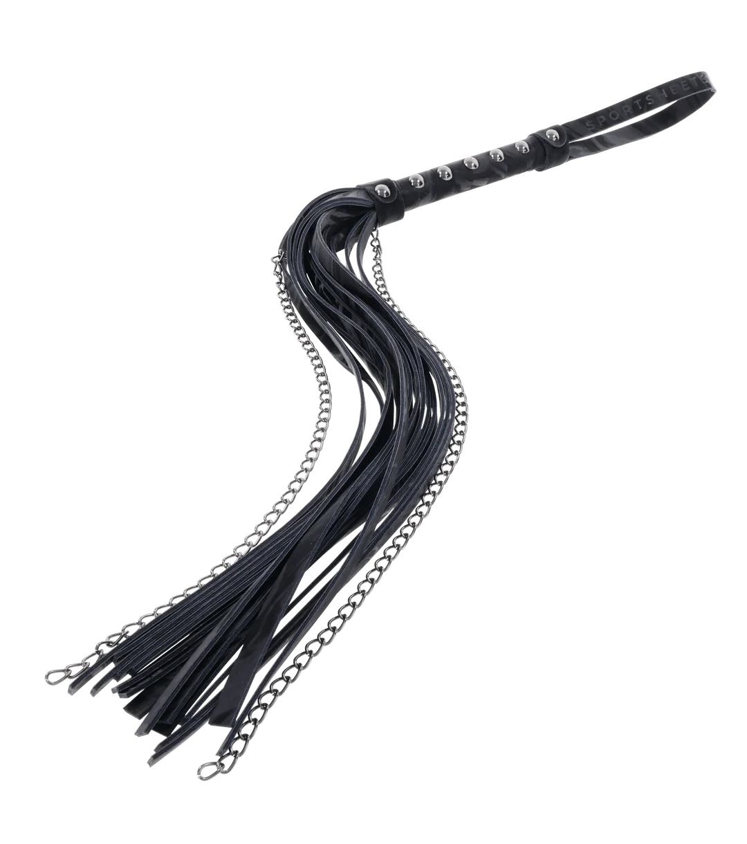 Sportsheets Velvet Noir Chain Flogger