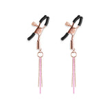 Bound Nipple Clamps: D3 Rose Gold