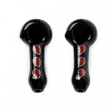 Pipe: Red Eye Glass Hearts Spoon 2pack