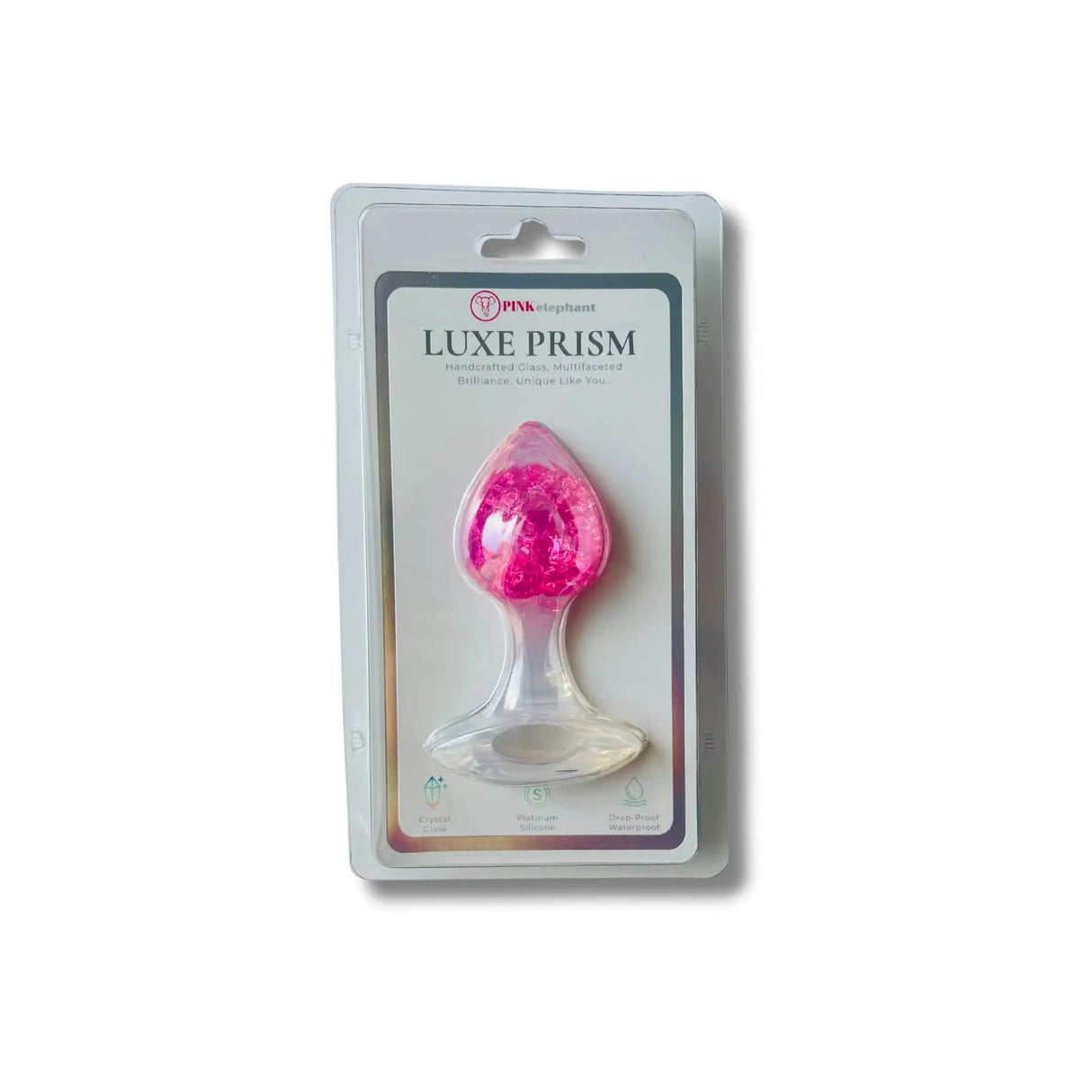 Luxe Prism Anal Plug - Medium - Pink