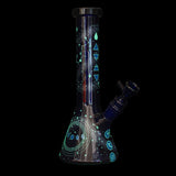 Red Eye Glass: 10" Astro Elements (Water - Glow in the Dark)